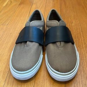 Puma slip ons. Never worn. Dark Tan, really nice. No original box.